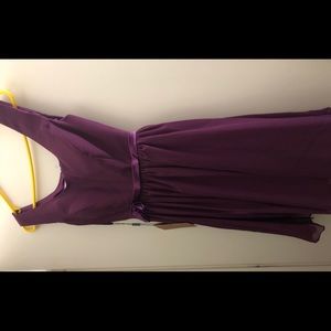 FINAL SALE Jj’s house dress purple “grape” NWT